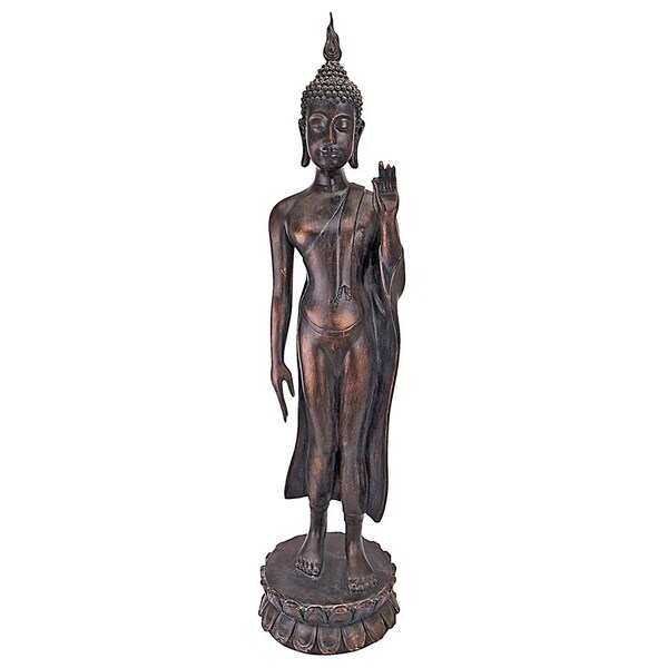 Design Toscano Free from Fear Standing Buddha Statue - JQ9633