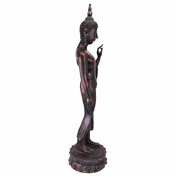 Design Toscano Free from Fear Standing Buddha Statue - JQ9633
