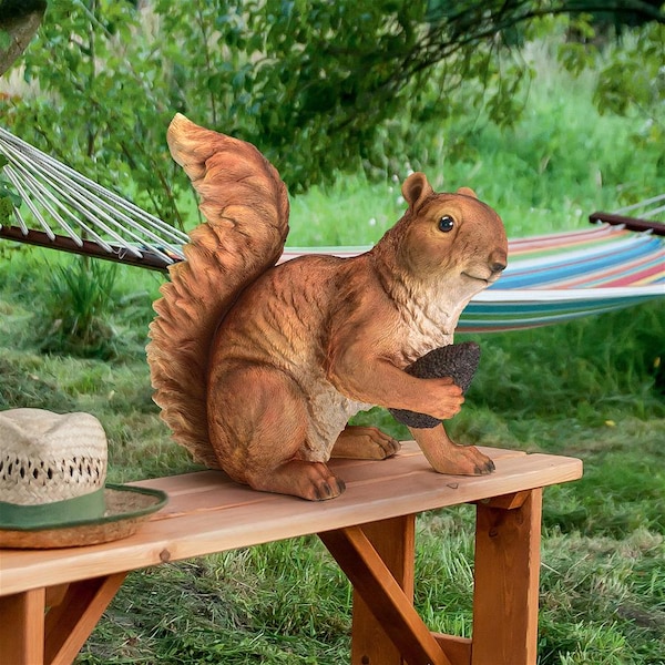 Design Toscano Wily and Wirral of the Forest Squirrel Statues - JQ10449