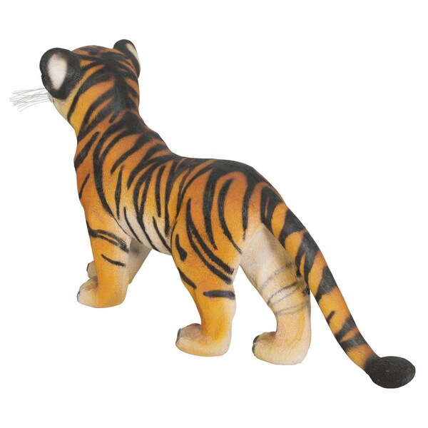 Design Toscano The Grand-Scale Standing Bengal Tiger Cub Statue - NE80150