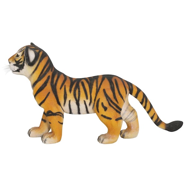 Design Toscano The Grand-Scale Standing Bengal Tiger Cub Statue - NE80150