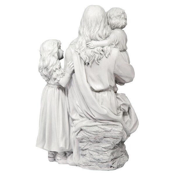 Design Toscano Jesus Loves the Little Children Garden Sculpture - DB32131