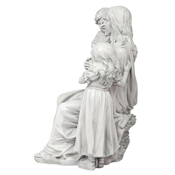 Design Toscano Jesus Loves the Little Children Garden Sculpture - DB32131
