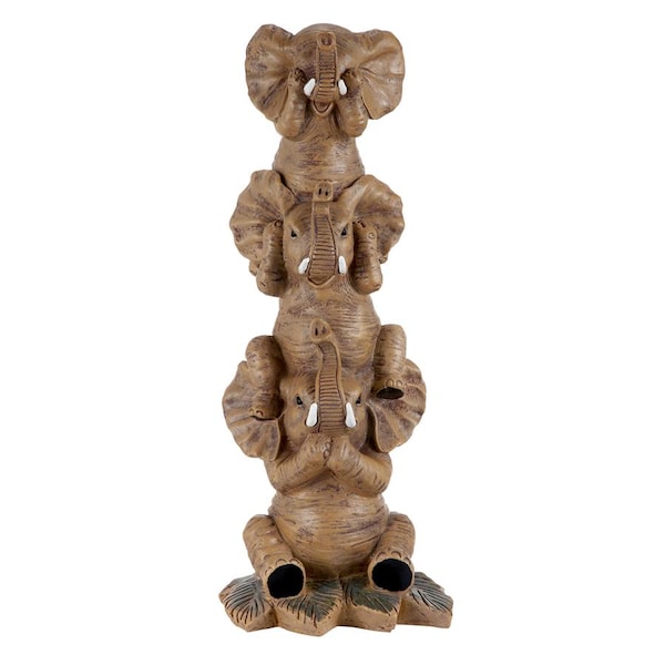 Design Toscano The Hear-No, See-No, Speak-No Evil Elephants: Large - AL18602