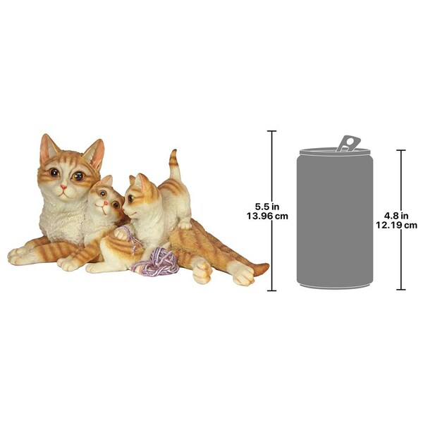 Design Toscano Kitten Crowd Cat Family Statue - QM14002