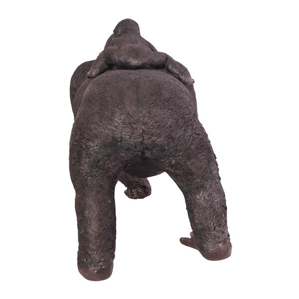 Design Toscano The Lowland Gorillas Mother & Child Great Ape Statue - NE100050