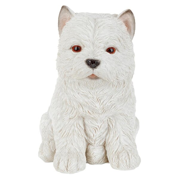 Design Toscano Westie Puppy Partner Collectible Dog Statue - JQ11207