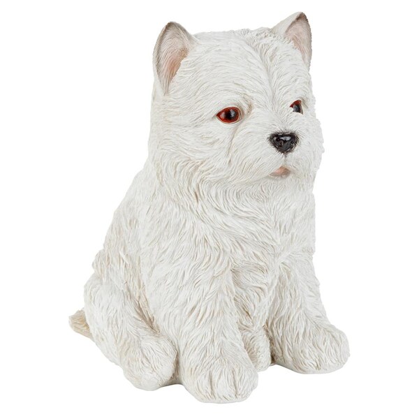 Design Toscano Westie Puppy Partner Collectible Dog Statue - JQ11207