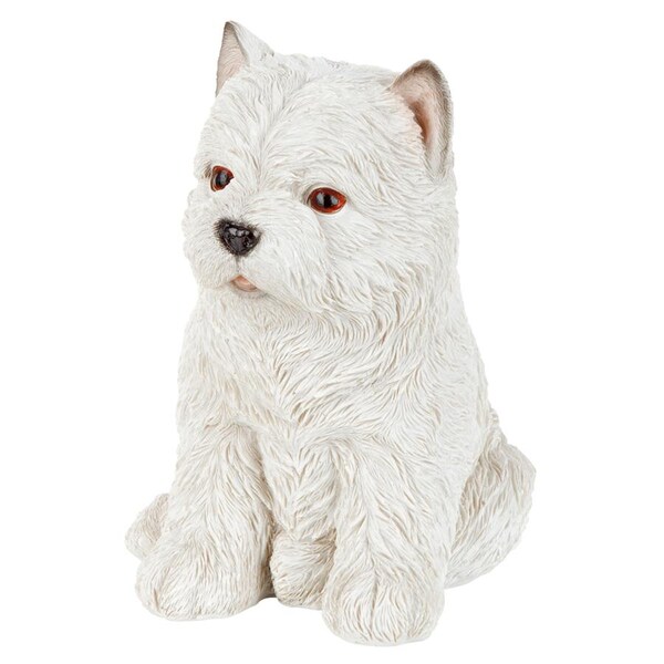 Design Toscano Westie Puppy Partner Collectible Dog Statue - JQ11207