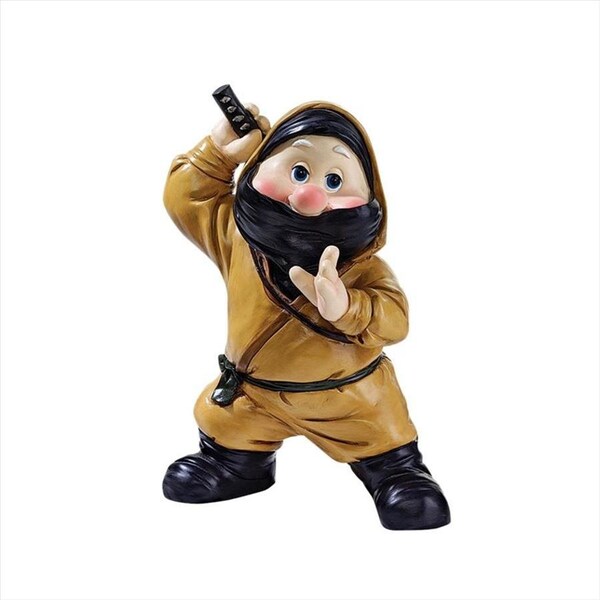 Design Toscano Far East Garden Fighters Gnome Statue: Ninja - QL30259