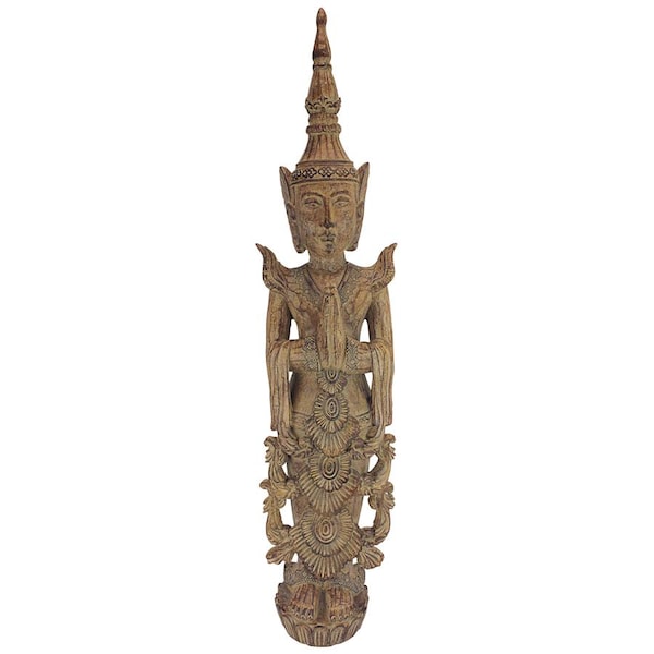 Design Toscano Standing Thai Teppanom Mythological Angel Statue - AL60293