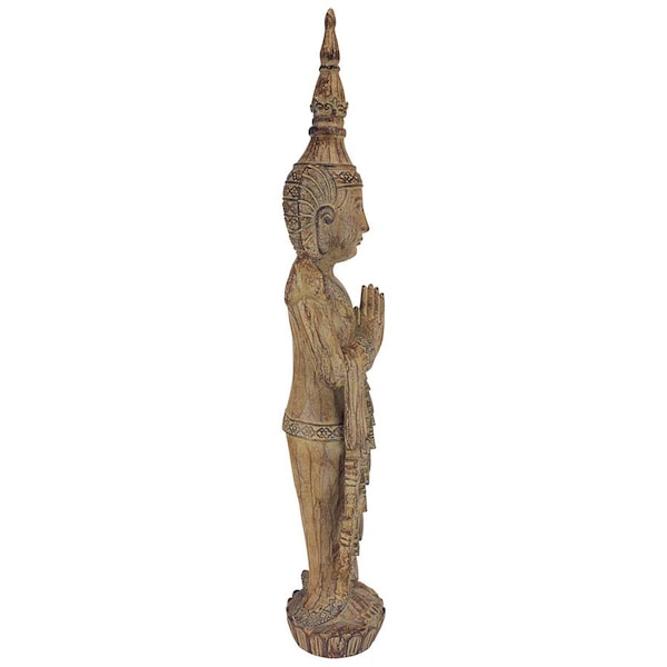 Design Toscano Standing Thai Teppanom Mythological Angel Statue - AL60293