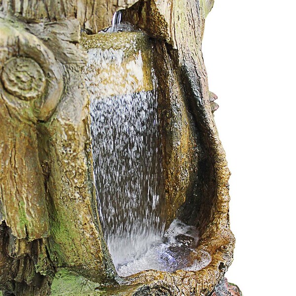 Design Toscano Hawksbill Gulch Cascading Illuminated Garden Fountain - QN1629