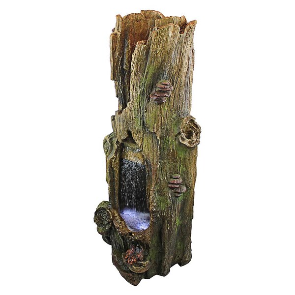 Design Toscano Hawksbill Gulch Cascading Illuminated Garden Fountain - QN1629