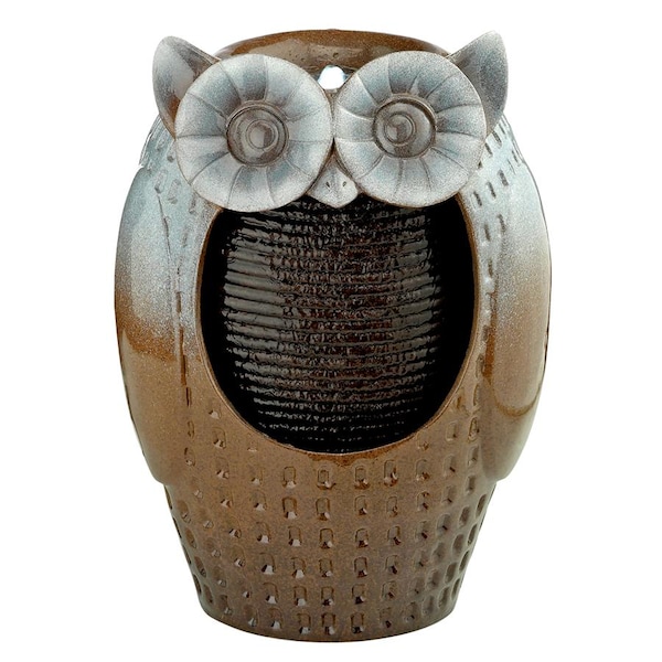Design Toscano Professor Owl Cascading Garden Fountain - SH382534
