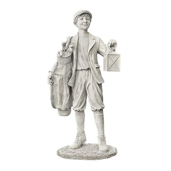 Design Toscano Finishing the Eighteenth Hole Golf Caddie Sculpture - KY121148