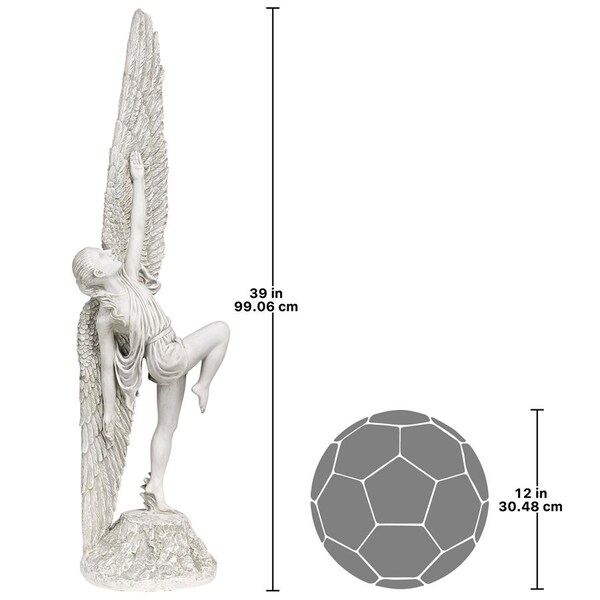 Design Toscano Striving for the Heavens Angel Statue - KY47173