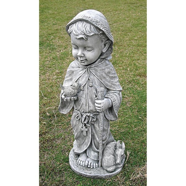 Design Toscano Baby Saint Francis Sculpture: Small - QM13002