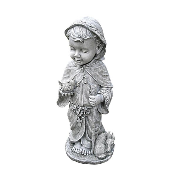 Design Toscano Baby Saint Francis Sculpture: Small - QM13002