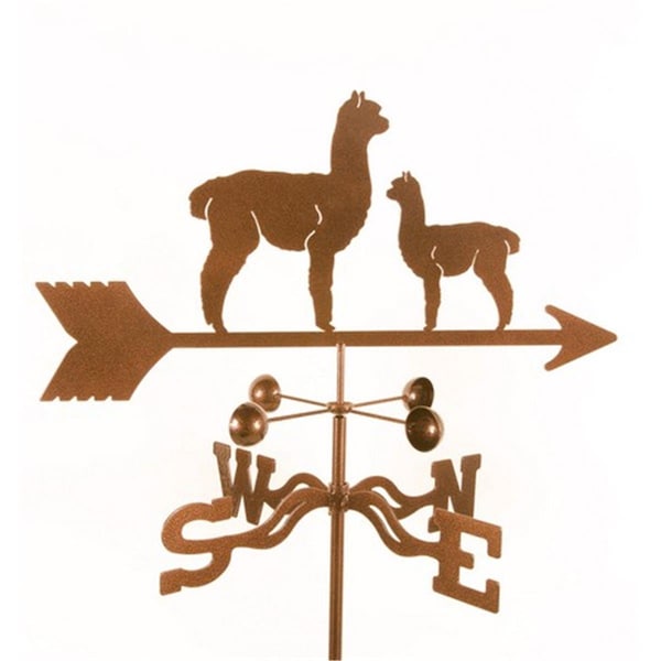 Classic Accessories Alpaca & Baby Weathervane with Roof Mount - VE898929