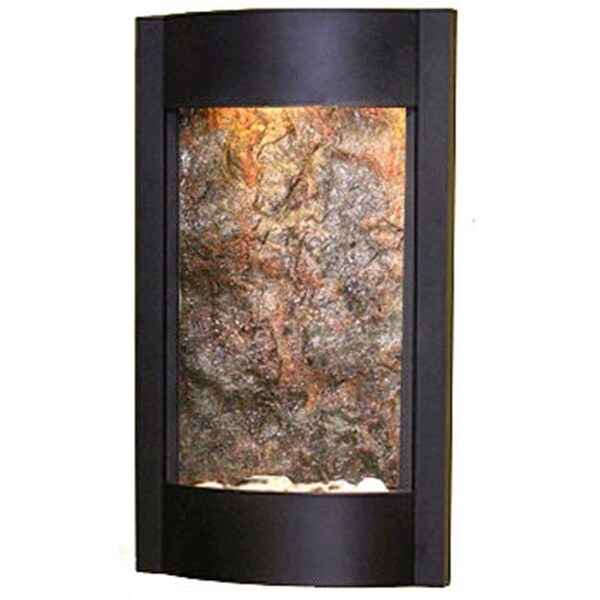 Adagio Adagio SWA1512 Serene Waters - Green Featherstone Wall Fountain - SWA1512