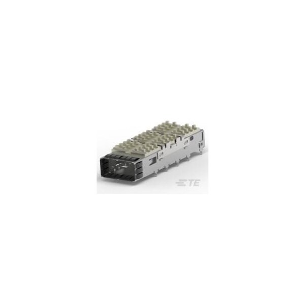 Ensamble de jaula de Conectividad TE PCI Disipador de Calor QSFP Pasante - 1888631-1