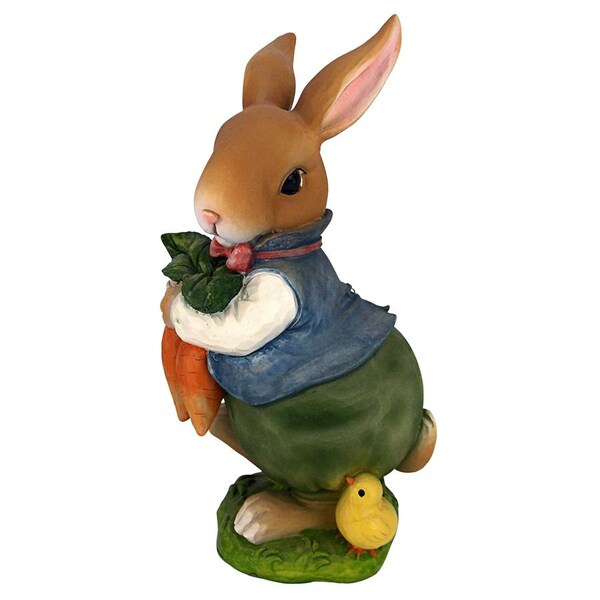Design Toscano Bunny Hop Lane Mother and Father Rabbit Statues: Father - QM226181