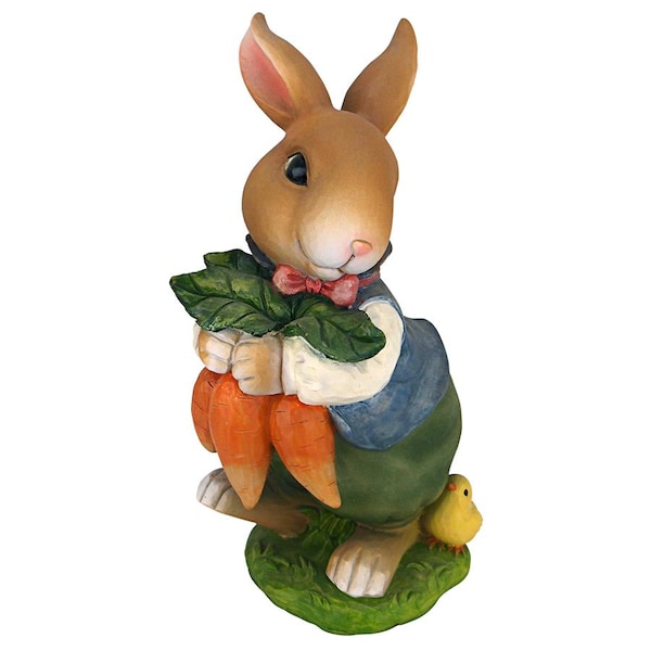 Design Toscano Bunny Hop Lane Mother and Father Rabbit Statues: Father - QM226181