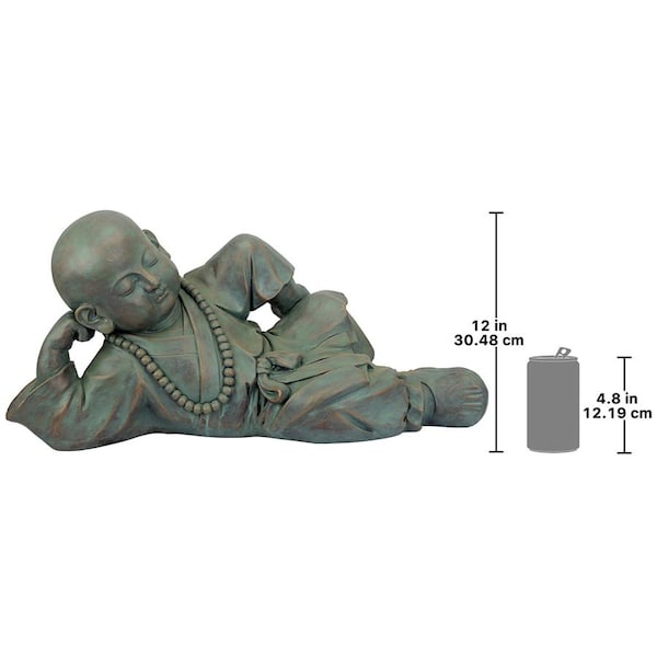 Design Toscano Resting Serene Baby Buddha Garden Statue - EU22736