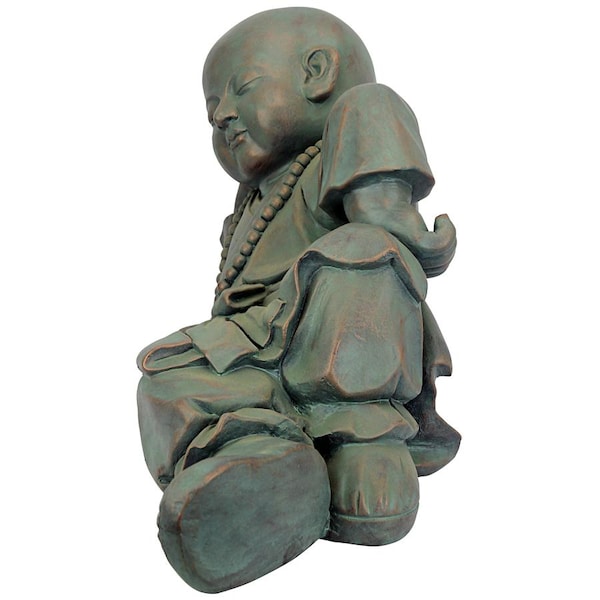 Design Toscano Resting Serene Baby Buddha Garden Statue - EU22736