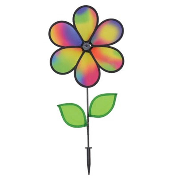 In The Breeze 12 in. Jewel Flower Spinner with Leaves - ITB2787