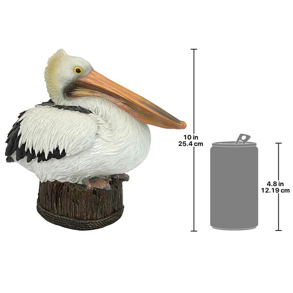 Design Toscano Dock of the Bay Pelican Statue - QM22398