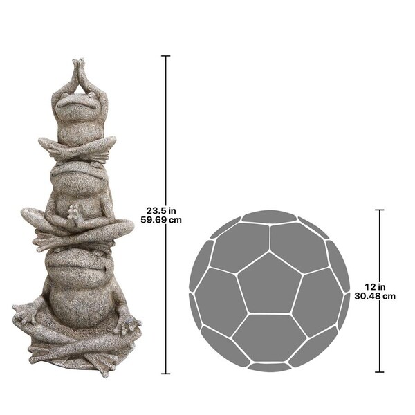 Design Toscano Tower of Frog Power Garden Statue - HF308971