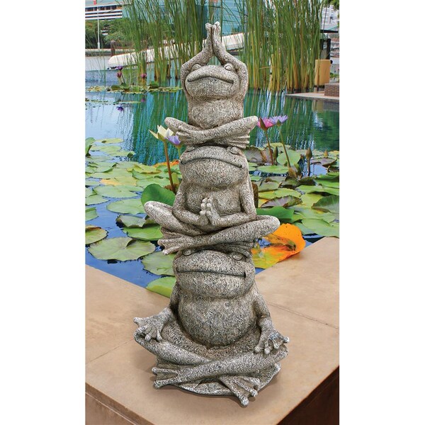Design Toscano Tower of Frog Power Garden Statue - HF308971