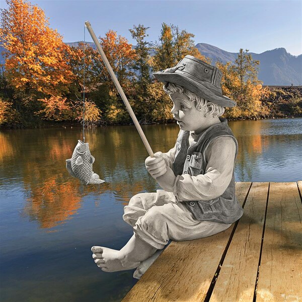 Design Toscano Frederic, the Little Fisherman of Avignon Statue - NG32122