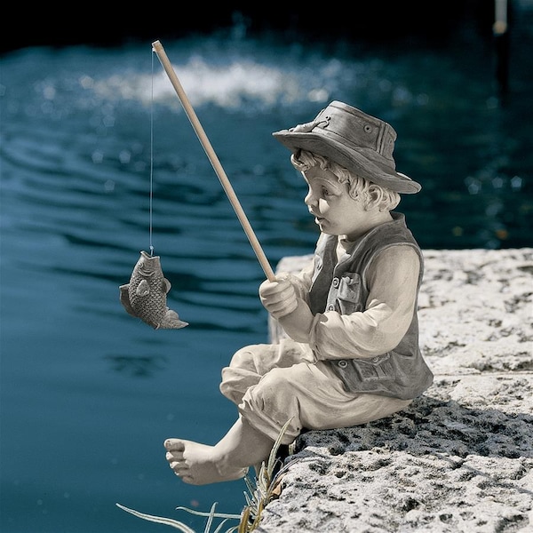 Design Toscano Frederic, the Little Fisherman of Avignon Statue - NG32122