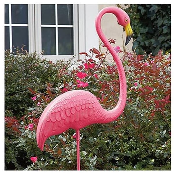 Gan Eden 62565 Realmingo 52 in. Original Featherstone Standing Flamingo Statue - GA573850