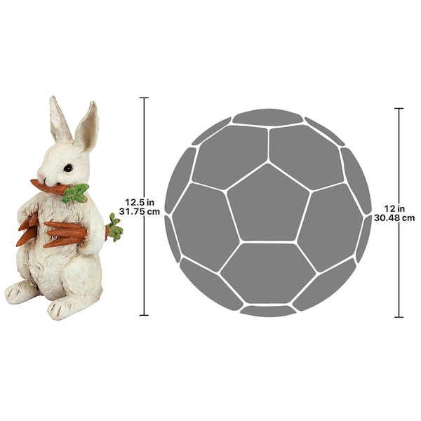 Design Toscano Carotene the Bunny Rabbit Garden Statue - EU1054