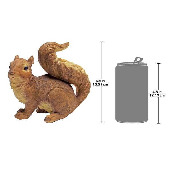 Design Toscano Scamper and Chomper, the Woodland Squirrel Statues: Scamper - QM188732