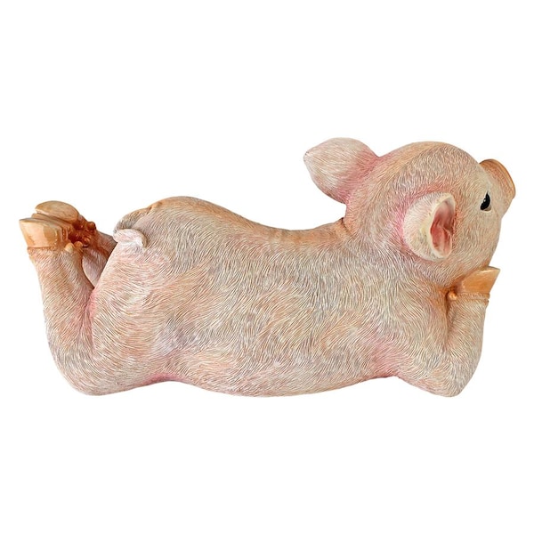 Design Toscano Vogue the Lounging Pig Statue - QM2764670
