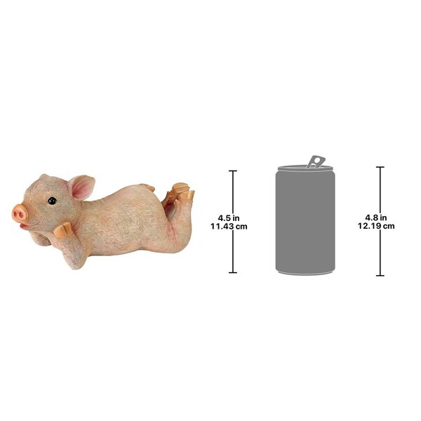 Design Toscano Vogue the Lounging Pig Statue - QM2764670
