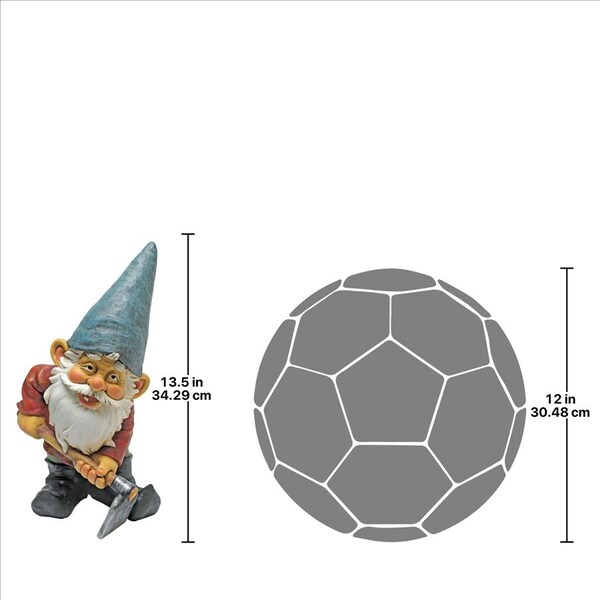 Design Toscano Bulldoze, the Garden Gnome Statue - QM24337001