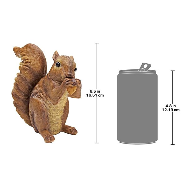 Design Toscano Scamper and Chomper, the Woodland Squirrel Statues: Chomper - QM188731