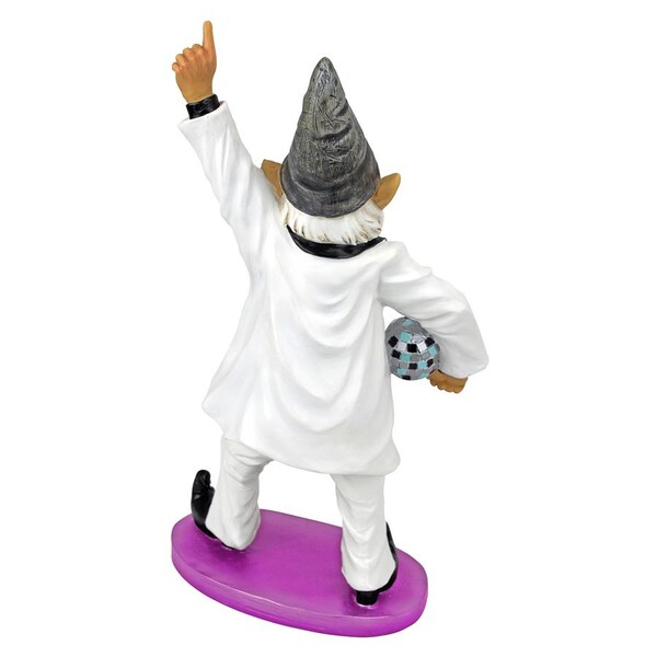 Design Toscano Disco Tony, Gnome Fever Statue - QM15010