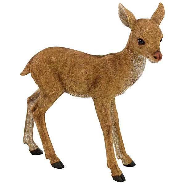 Design Toscano Foraging Fawn Baby Deer Garden Statue - JQ6097