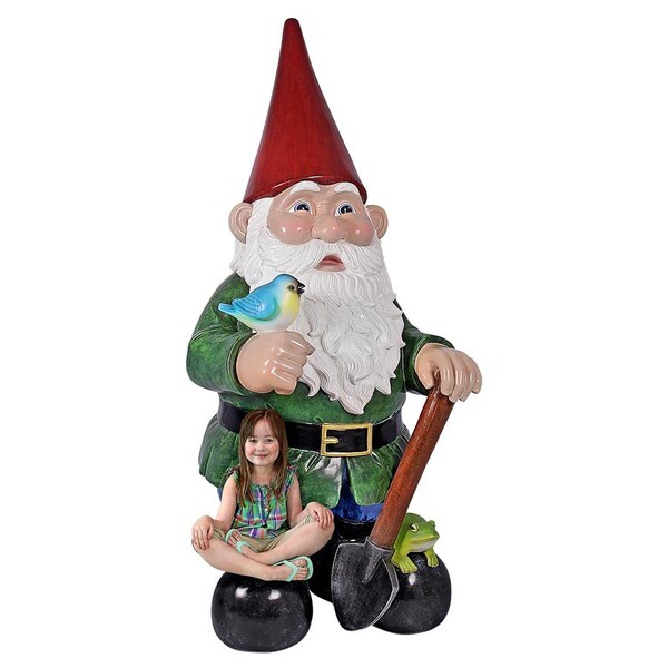 Design Toscano Gottfried the Giant's Bigger Brother Garden Gnome Statue - NE160221