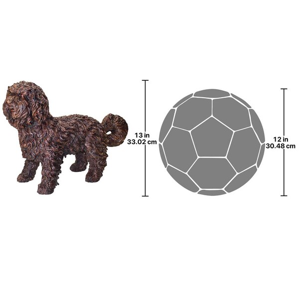 Design Toscano Rusty, the Dog Cast Bronze Garden Statue - KW58454