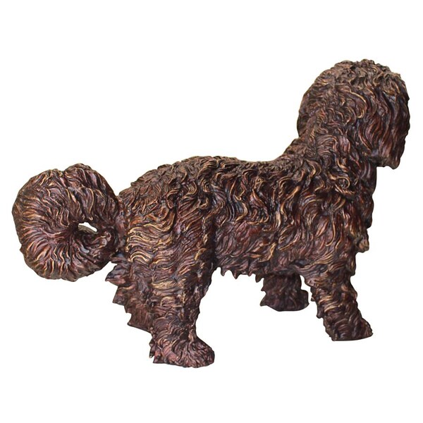 Design Toscano Rusty, the Dog Cast Bronze Garden Statue - KW58454