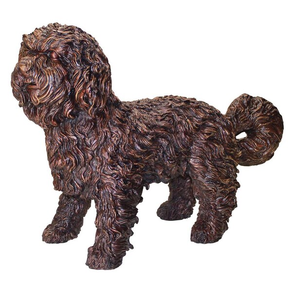 Design Toscano Rusty, the Dog Cast Bronze Garden Statue - KW58454