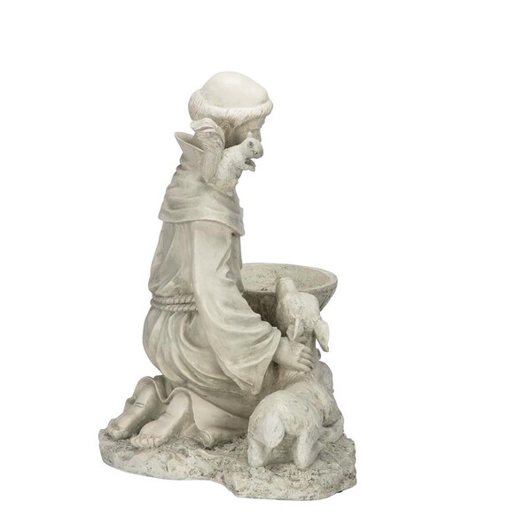 Design Toscano St. Francis Feeds the Animals Garden Statue - EU40076